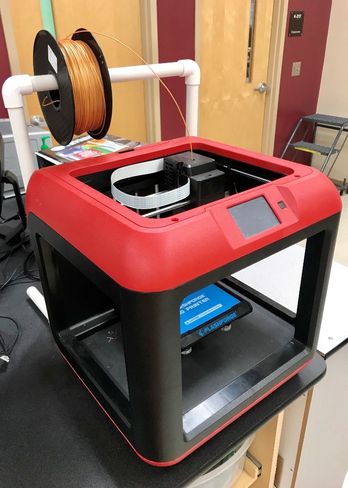 This is one of the 3-D printers on campus.