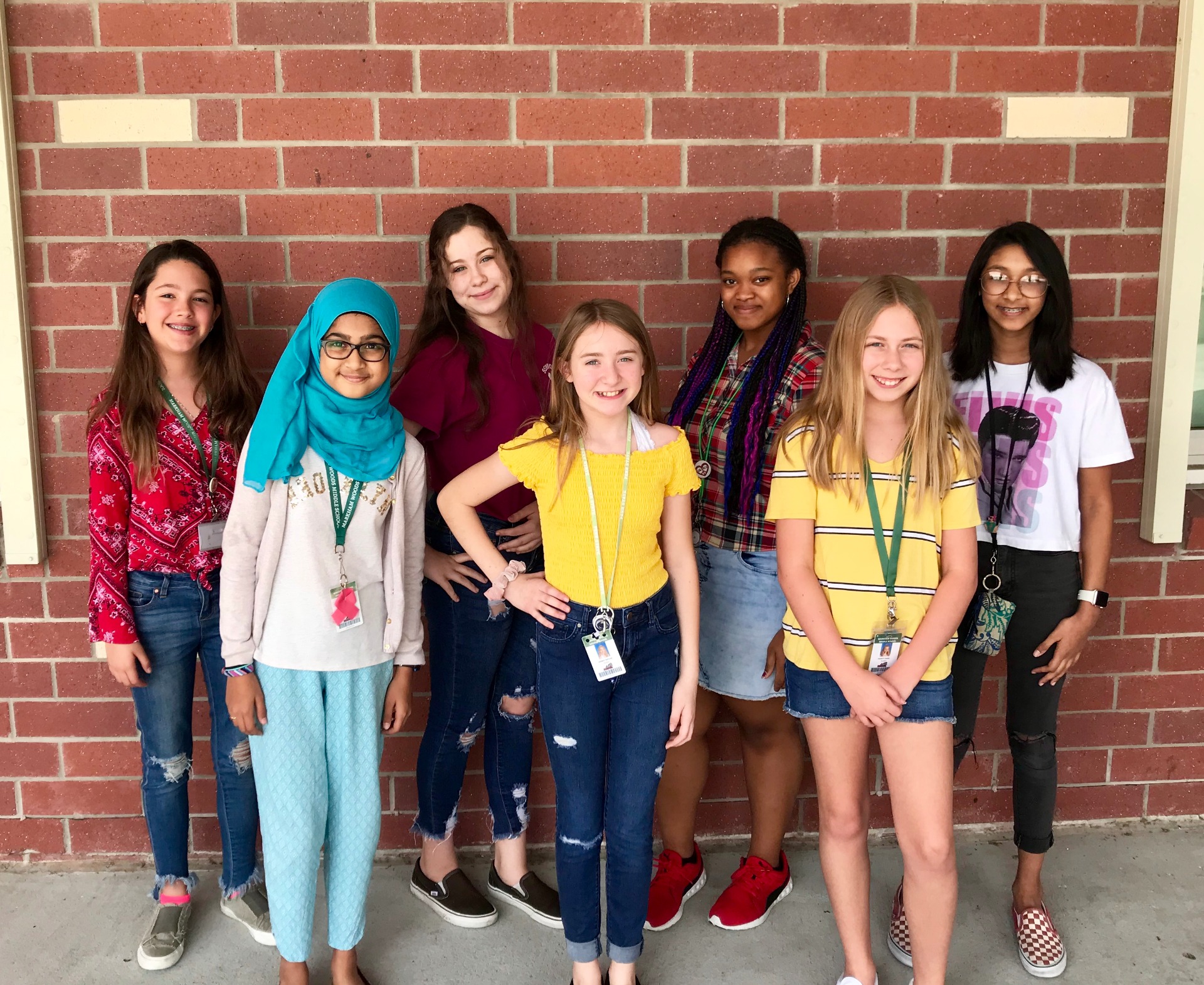 2018-2019 Staff: Claudia Hernandez-Cruise, Zia Ali, Katie Potter, Natalee Gerboc, Genesis Hatcher, Avary Hewett, Vriti Shah